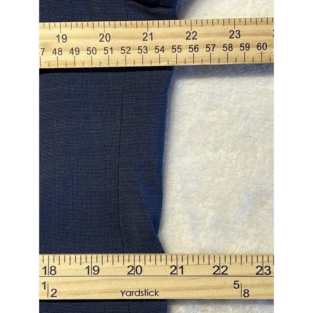 Alfani 40-42R Slim Royal Cobalt Blue Nailhead Casual Blazer Sport Suit Jacket - Picture 12 of 16